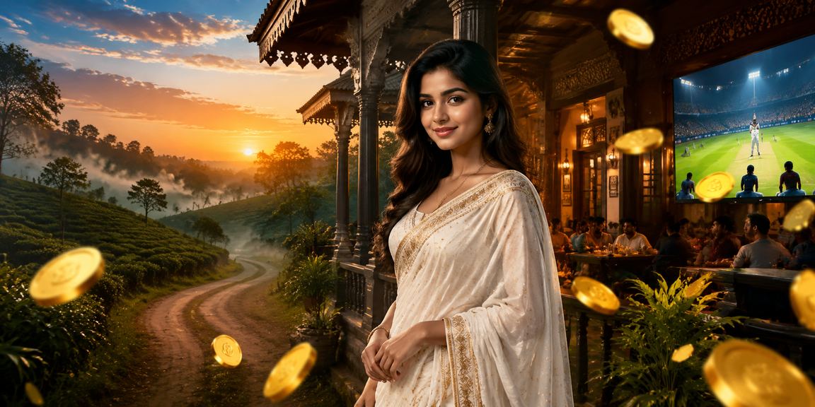 কুমিল্লায় ক্রিকেট বেটিং — শাড়ি পরিহিত মডেল